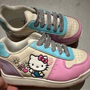 Hello Kitty Kids Sneakers - Pink, Blue, and Cream